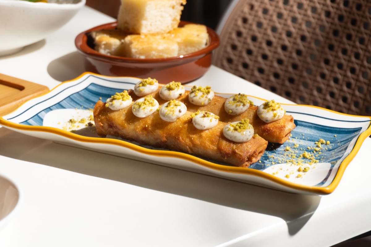 Truffle Lumpia antipasto