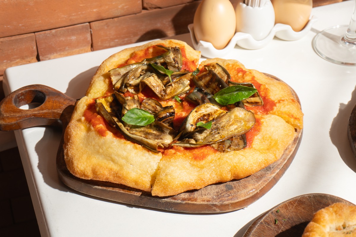 Pizza Vegana fritta